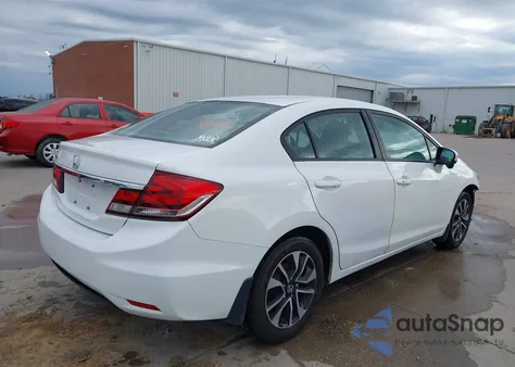 2015 Honda Civic Ex из США, поврежденный, VIN 2HGFB2F85FH530189